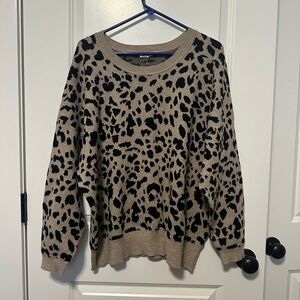 Leopard Print Women's Sweater size 3X